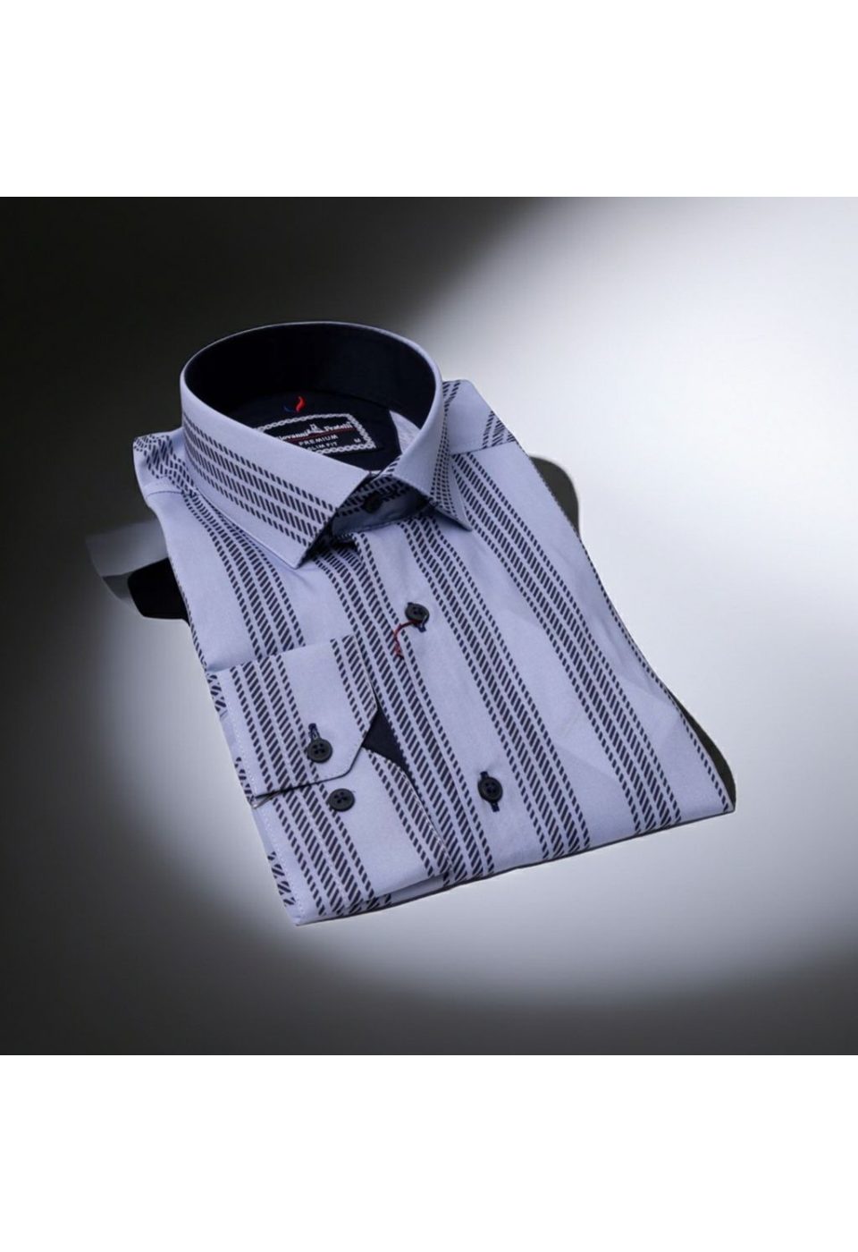 2101 CR 009 Slim Fit Uzun Kol Desenli Erkek Gömlek 3GMK312101009 - Giovanni Fratelli