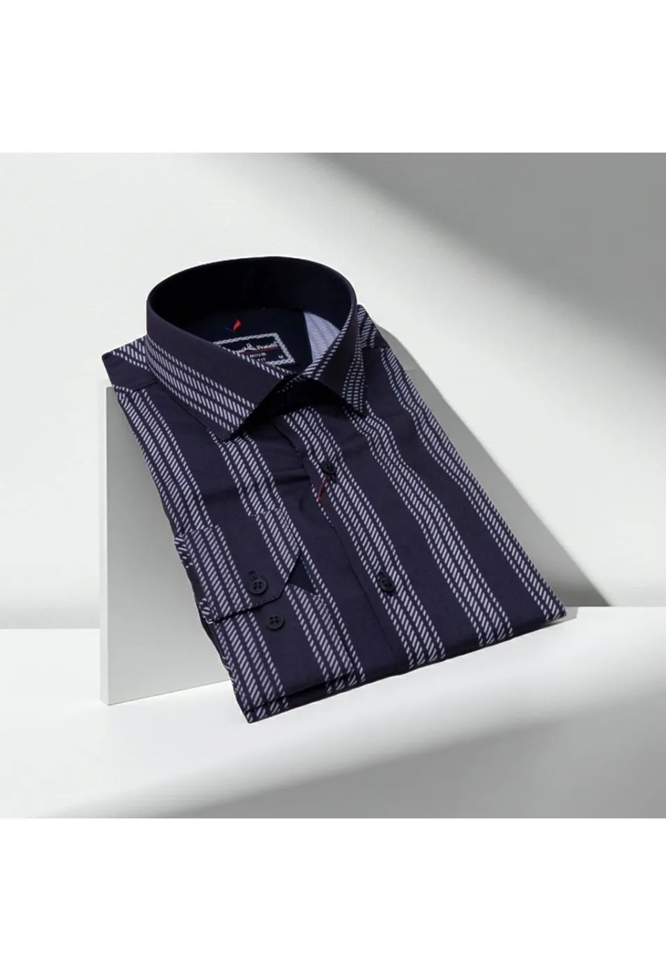 Slim Fit Uzun Kol Desenli Erkek Gömlek 3GMK312101010 - Giovanni Fratelli