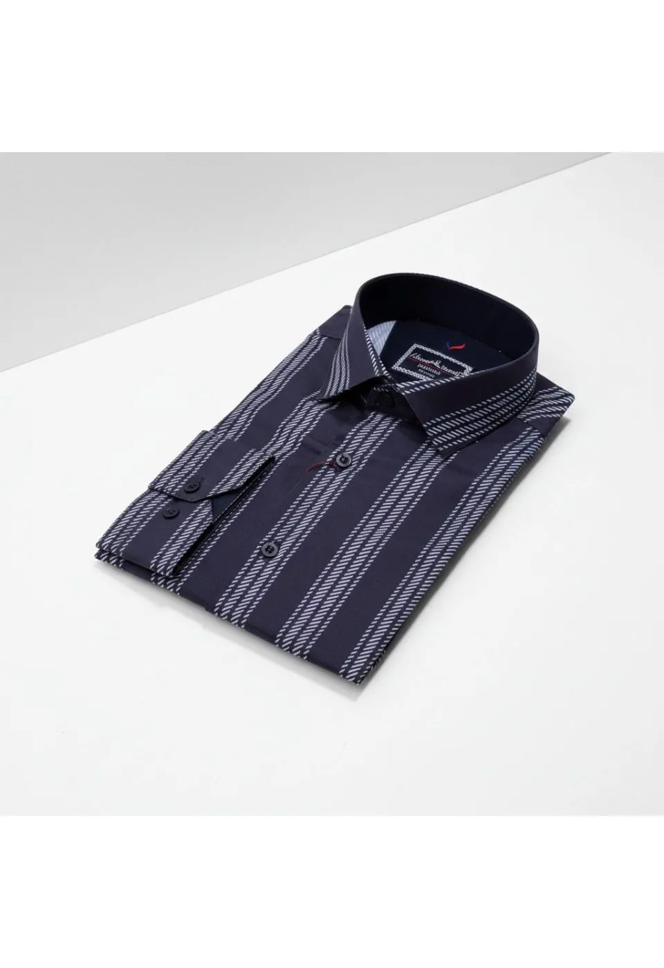 Slim Fit Uzun Kol Desenli Erkek Gömlek 3GMK312101010 - Giovanni Fratelli