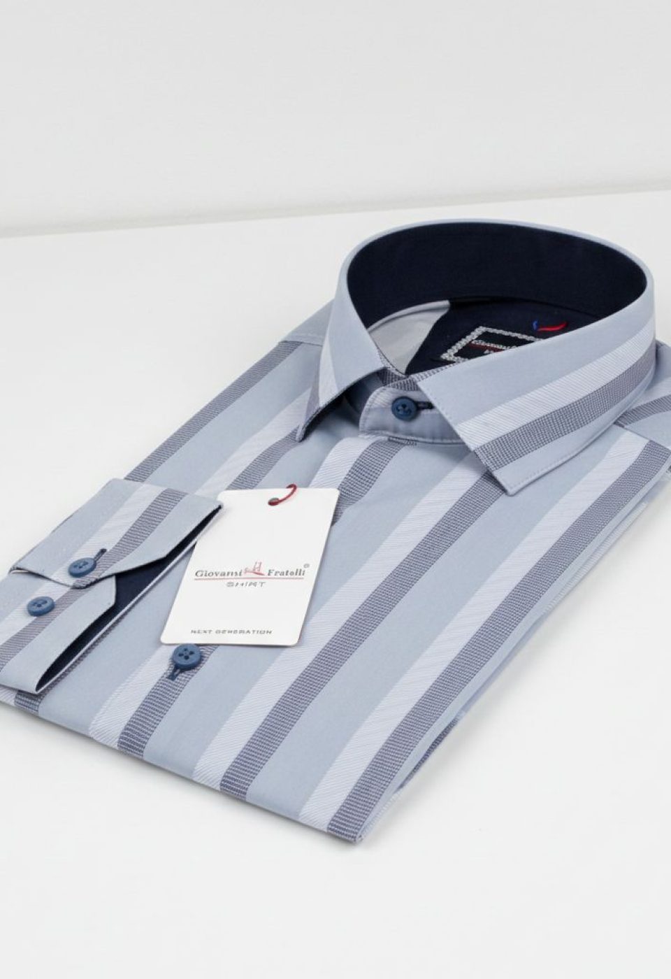 Slim Fit Uzun Kol Desenli Erkek Gömlek 3GMK312101015 - Giovanni Fratelli