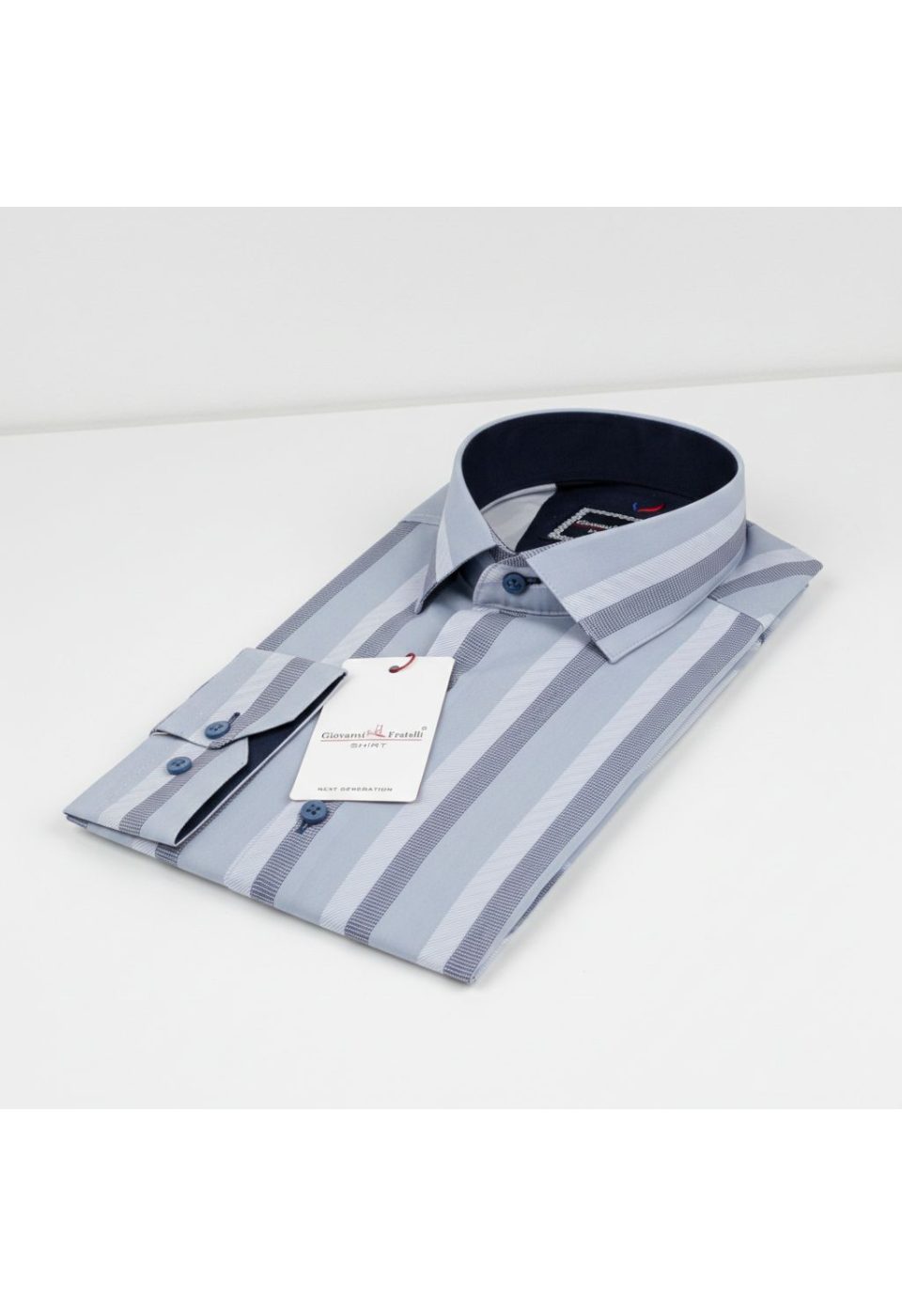 Slim Fit Uzun Kol Desenli Erkek Gömlek 3GMK312101015 - Giovanni Fratelli