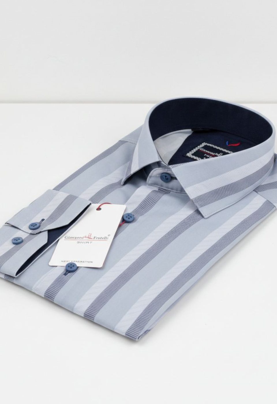 Slim Fit Uzun Kol Desenli Erkek Gömlek 3GMK312101015