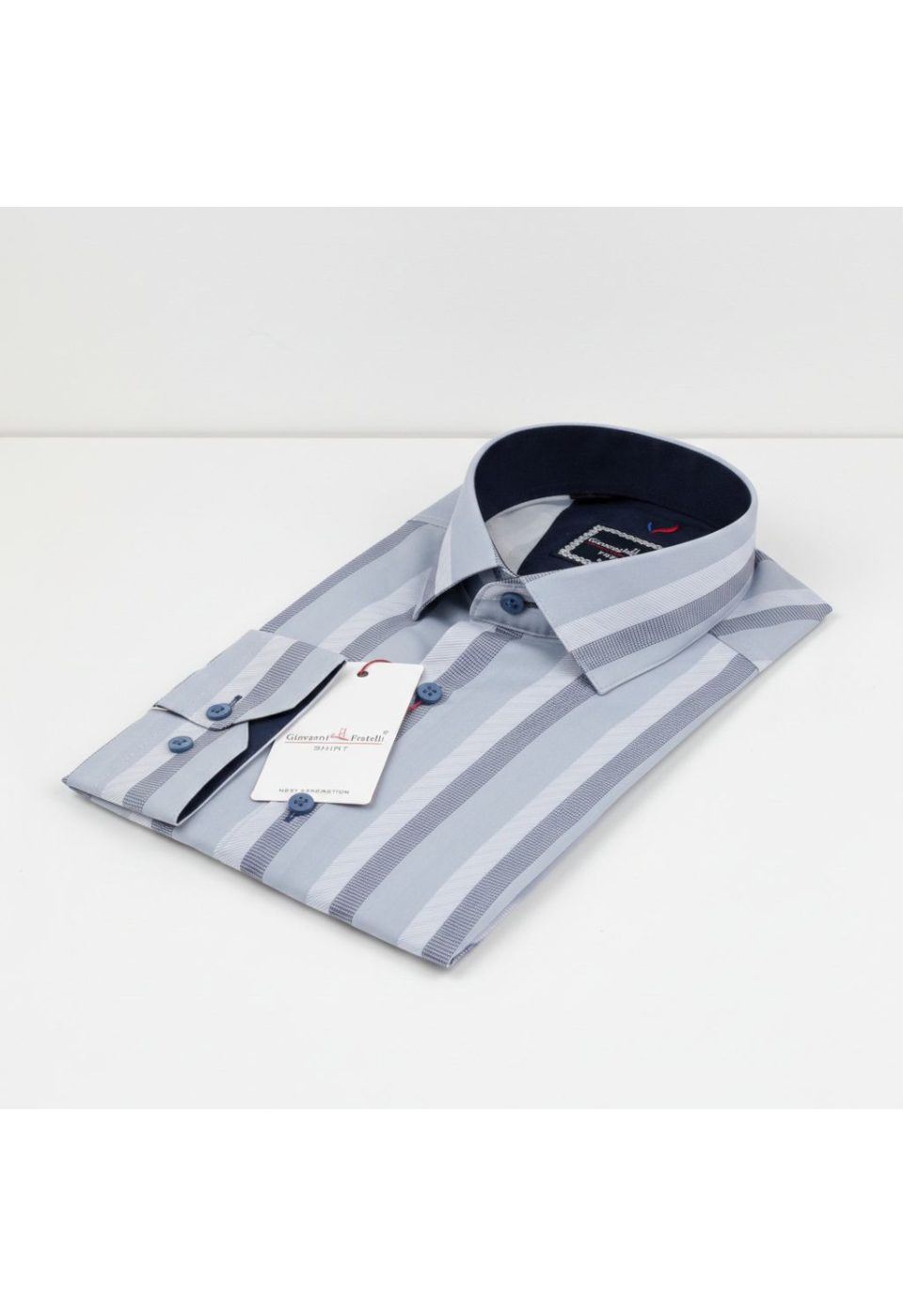 Slim Fit Uzun Kol Desenli Erkek Gömlek 3GMK312101015 - Giovanni Fratelli