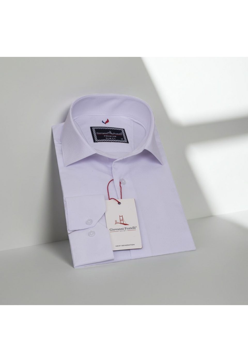 Slim Fit Uzun Kol Desenli Jakar Armürlü Gömlek 2103 CR 001 - Giovanni Fratelli