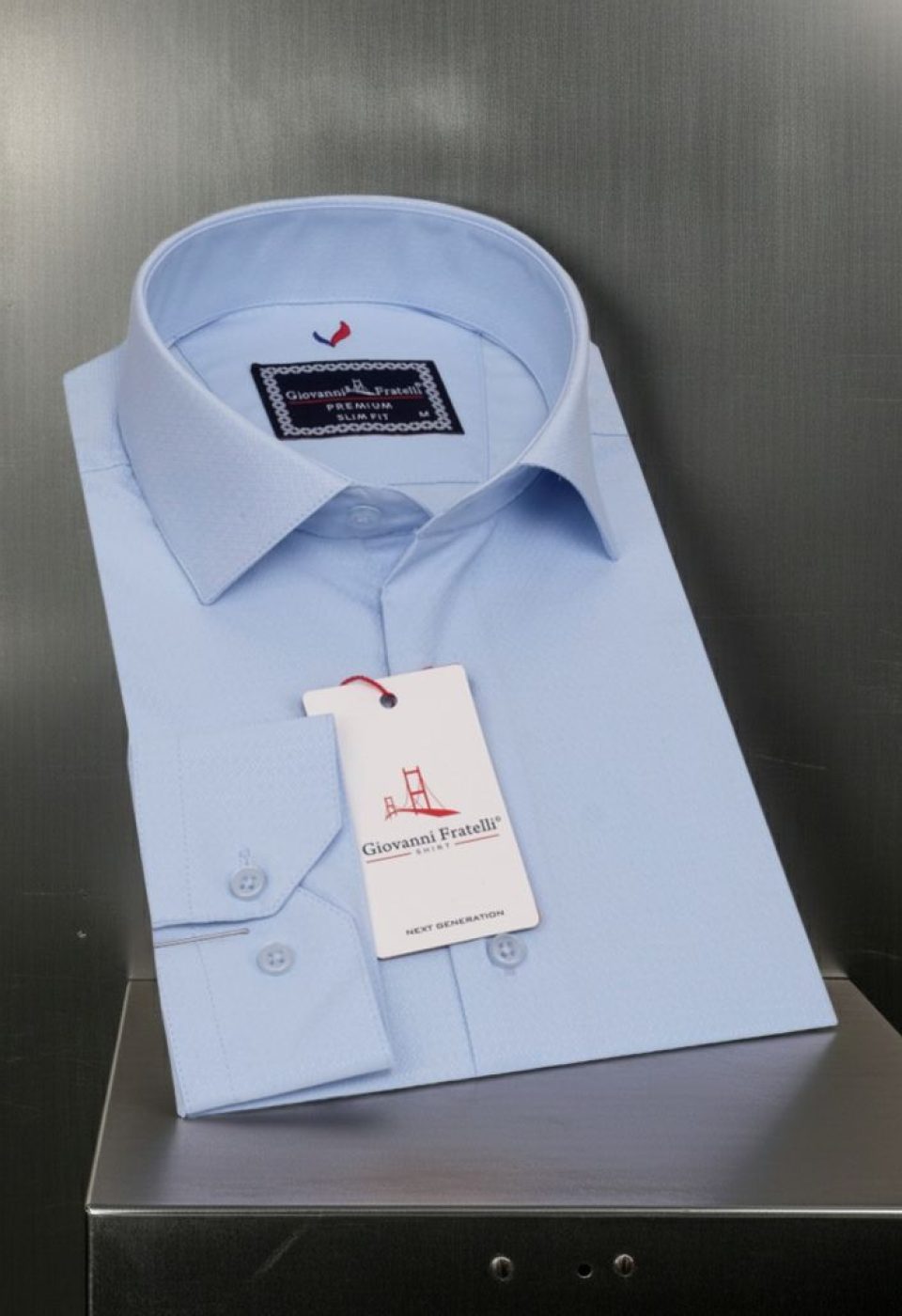 Slim Fit Uzun Kol Desenli Jakar Armürlü Gömlek 2103 CR 004