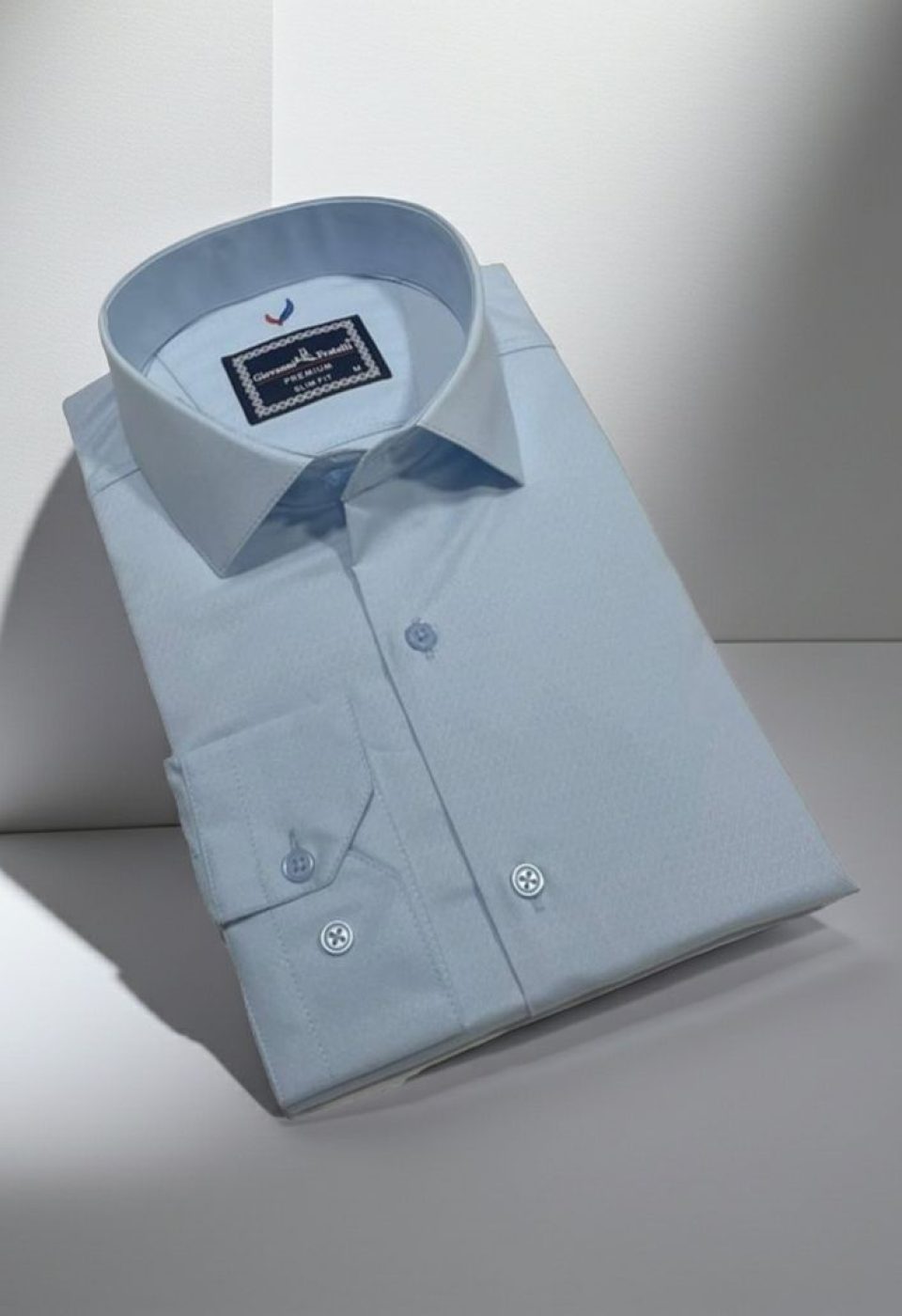 Slim Fit Uzun Kol Desenli Jakar Armürlü Gömlek 2103 CR 005