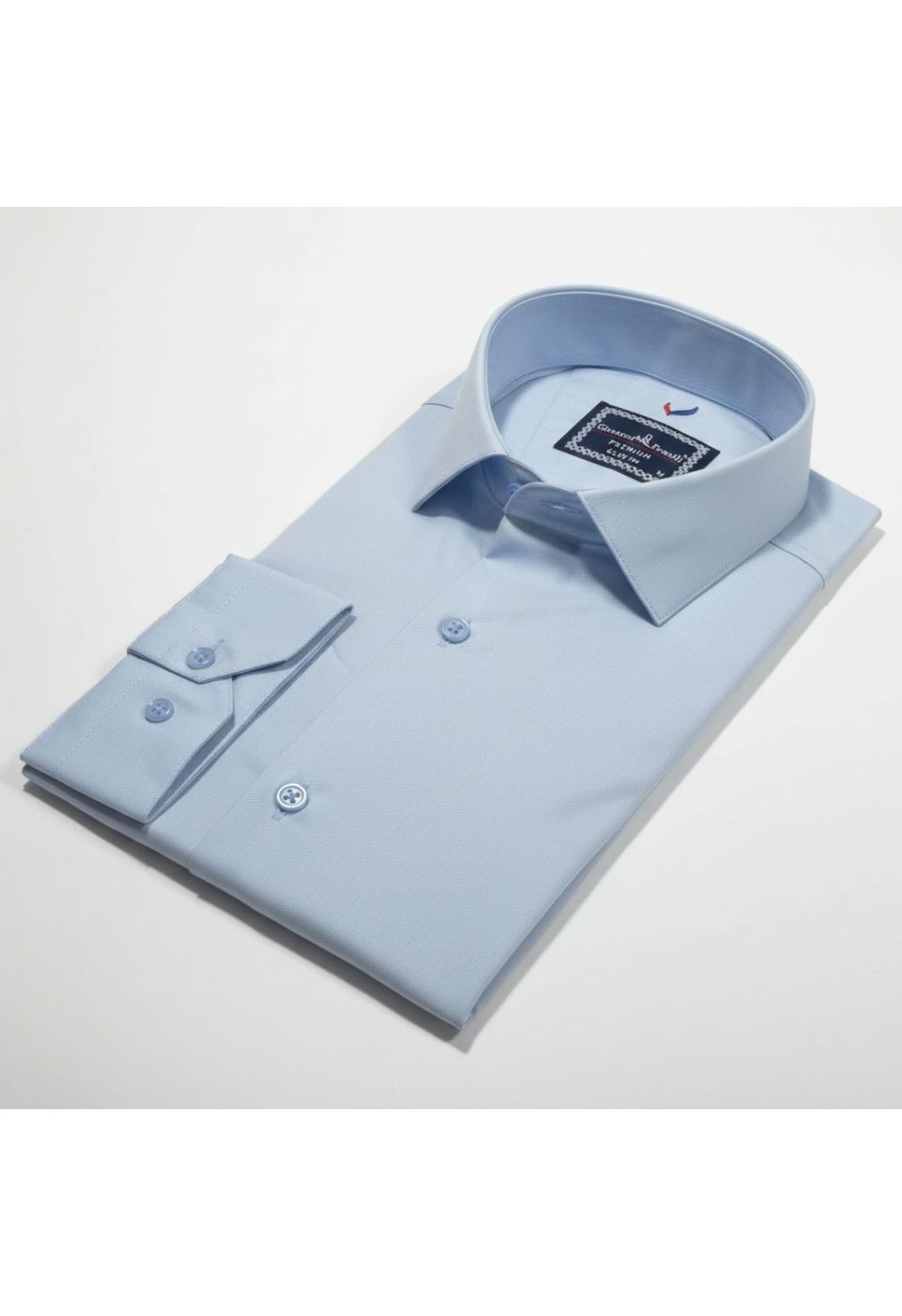 Slim Fit Uzun Kol Desenli Jakar Armürlü Gömlek 2103 CR 005 - Giovanni Fratelli