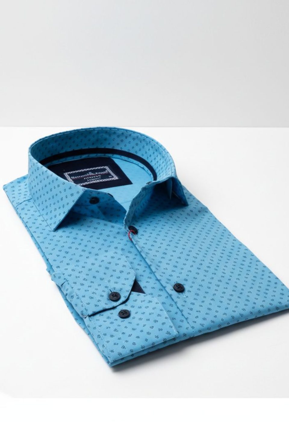 Slim Fit Uzun Kol Desenli Erkek Gömlek 3GMK312110004 - Giovanni Fratelli