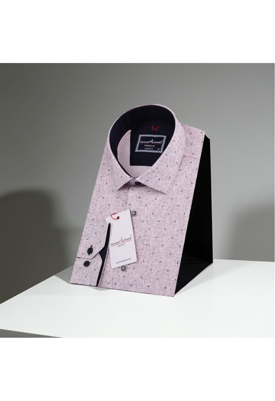 2113 CR 006 Slim Fit Uzun Kol Desenli Erkek Gömlek 3GMK312113006 - Giovanni Fratelli