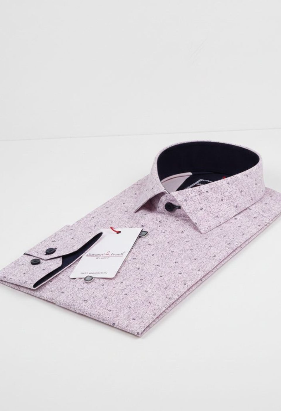 2113 CR 006 Slim Fit Uzun Kol Desenli Erkek Gömlek 3GMK312113006 - Giovanni Fratelli