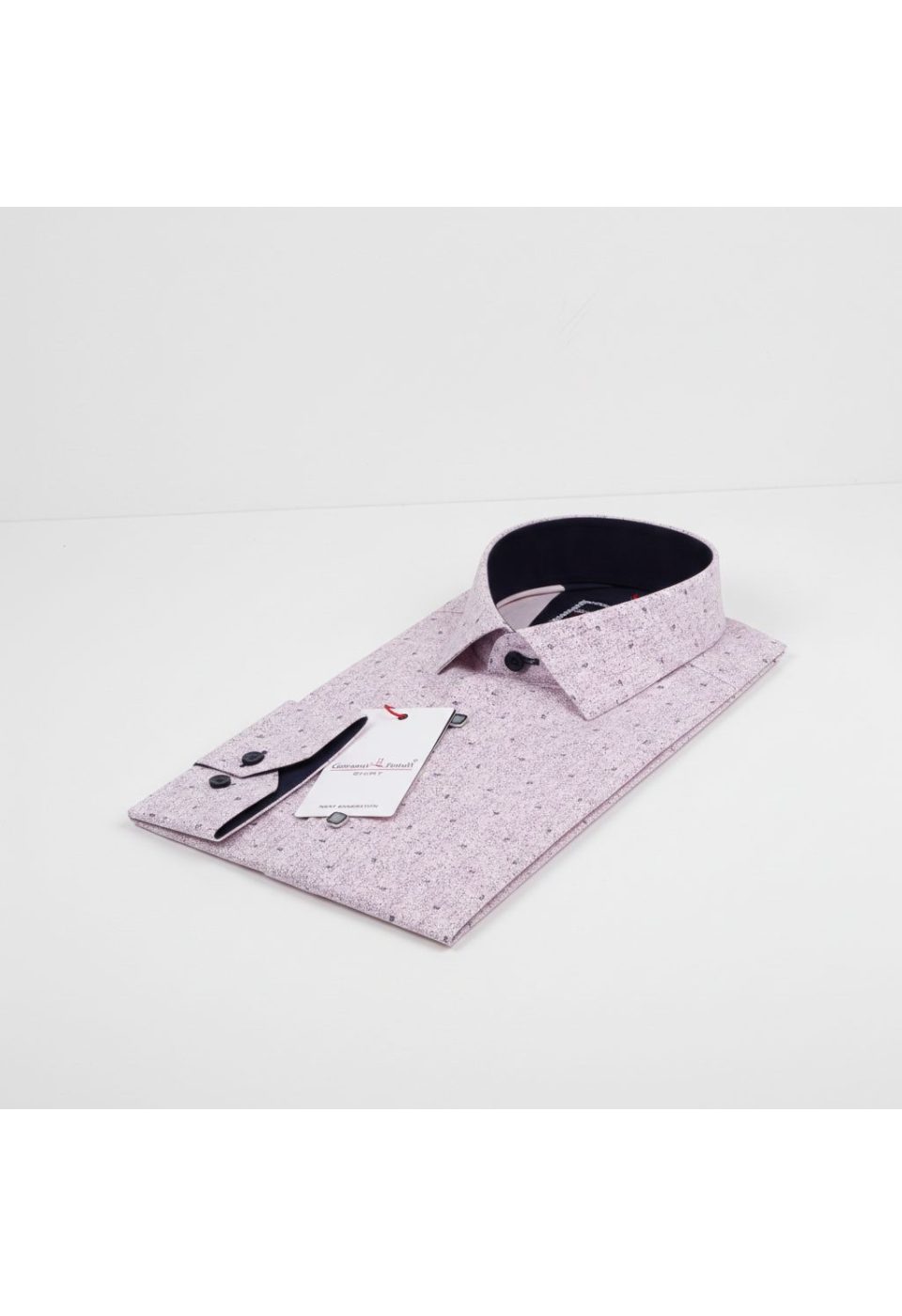 2113 CR 006 Slim Fit Uzun Kol Desenli Erkek Gömlek 3GMK312113006 - Giovanni Fratelli