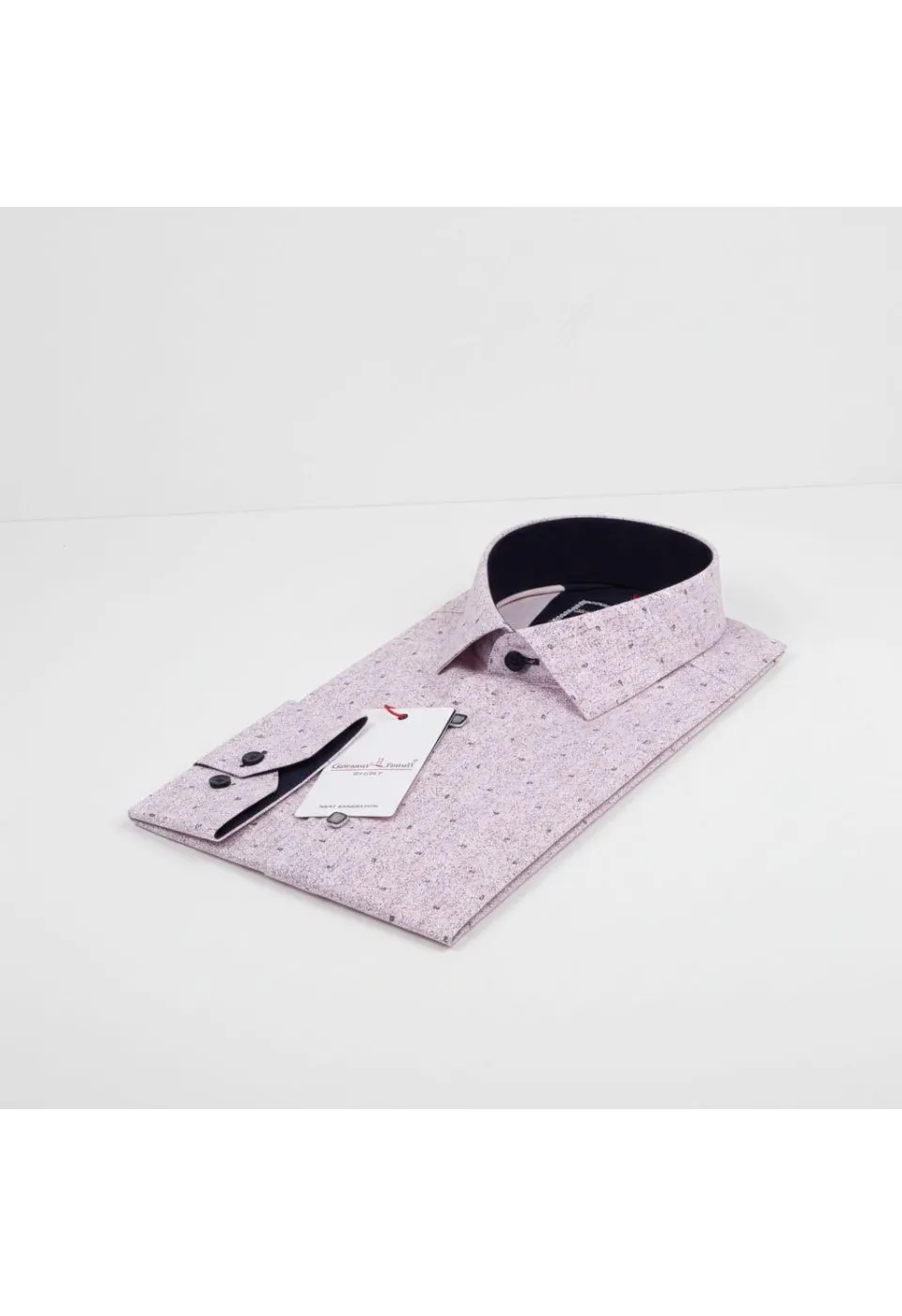 Slim Fit Uzun Kol Desenli Erkek Gömlek 3GMK312113006 - Giovanni Fratelli