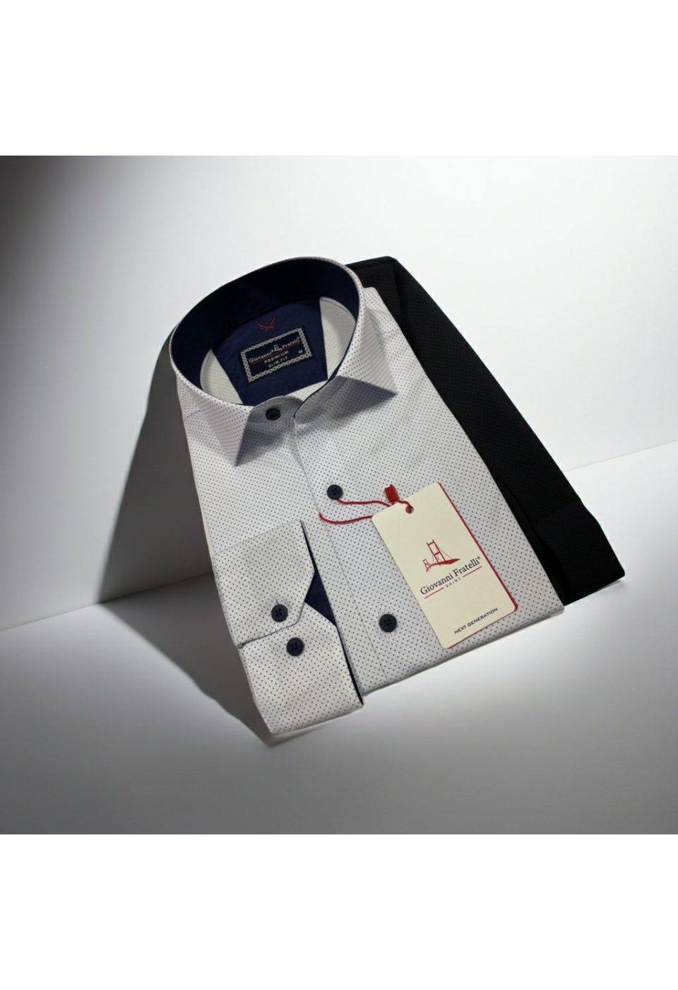 Slim Fit Uzun Kol Desenli Erkek Gömlek 3GMK312114003 - Giovanni Fratelli