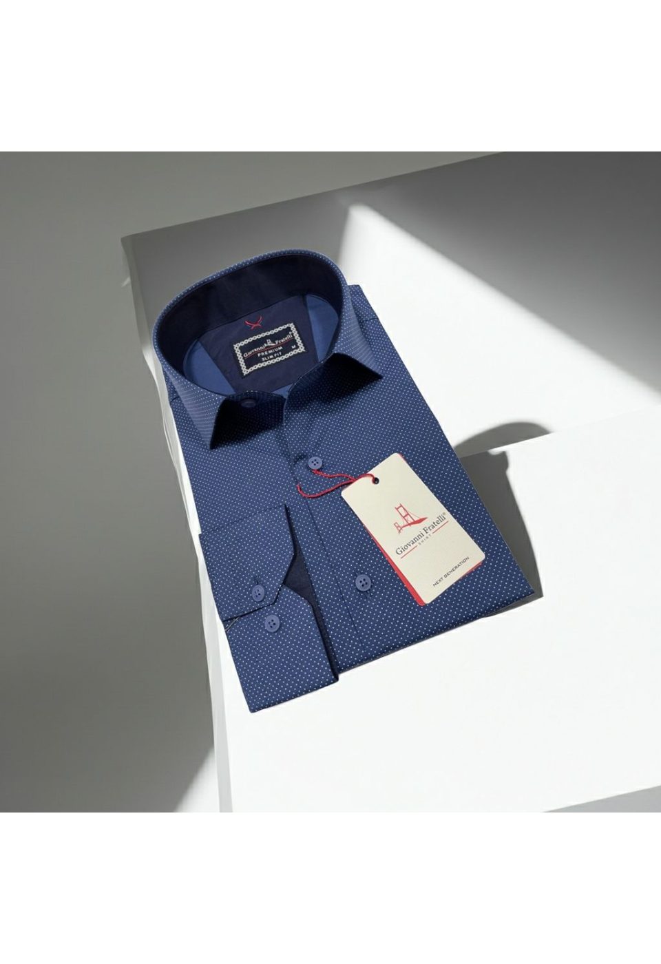 Slim Fit Uzun Kol Desenli Erkek Gömlek 3GMK312114005 - Giovanni Fratelli
