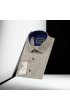 Slim Fit Kısa Kol Desenli Erkek Gömlek 3GMK321427002
