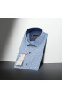 Slim Fit Kısa Kol Desenli Erkek Gömlek 3GMK321427007
