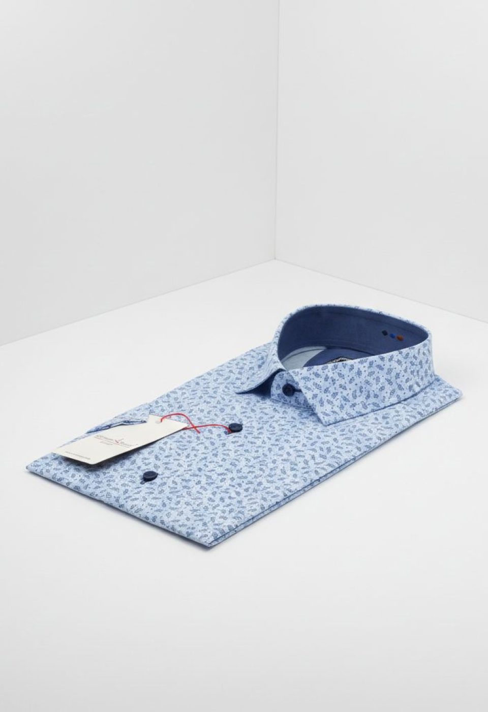 Slim Fit Kısa Kol Desenli Erkek Gömlek 3GMK321427007 - Giovanni Fratelli