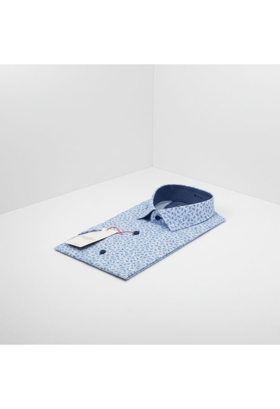 Slim Fit Kısa Kol Desenli Erkek Gömlek 3GMK321427007 - Giovanni Fratelli