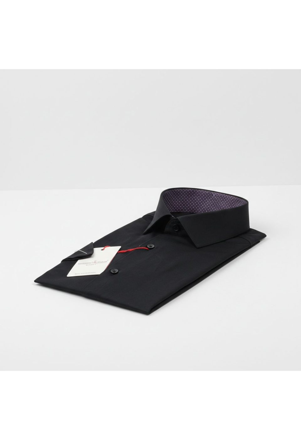 Slim Fit Kısa Kol Düz Renk Saten Erkek Gömlek 3GMK321428003 - Giovanni Fratelli