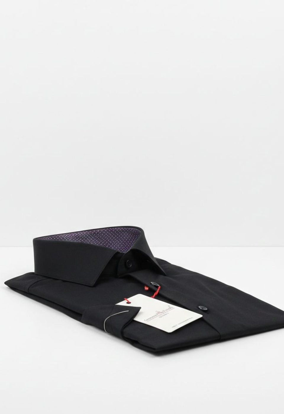 Slim Fit Kısa Kol Düz Renk Saten Erkek Gömlek 3GMK321428003 - Giovanni Fratelli