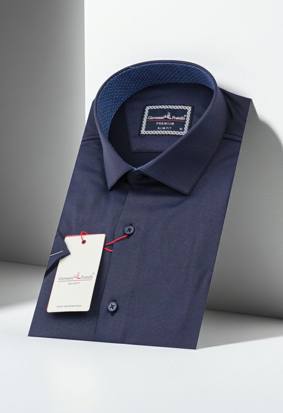 Slim Fit Kısa Kol Düz Renk Saten Erkek Gömlek 3GMK321428004