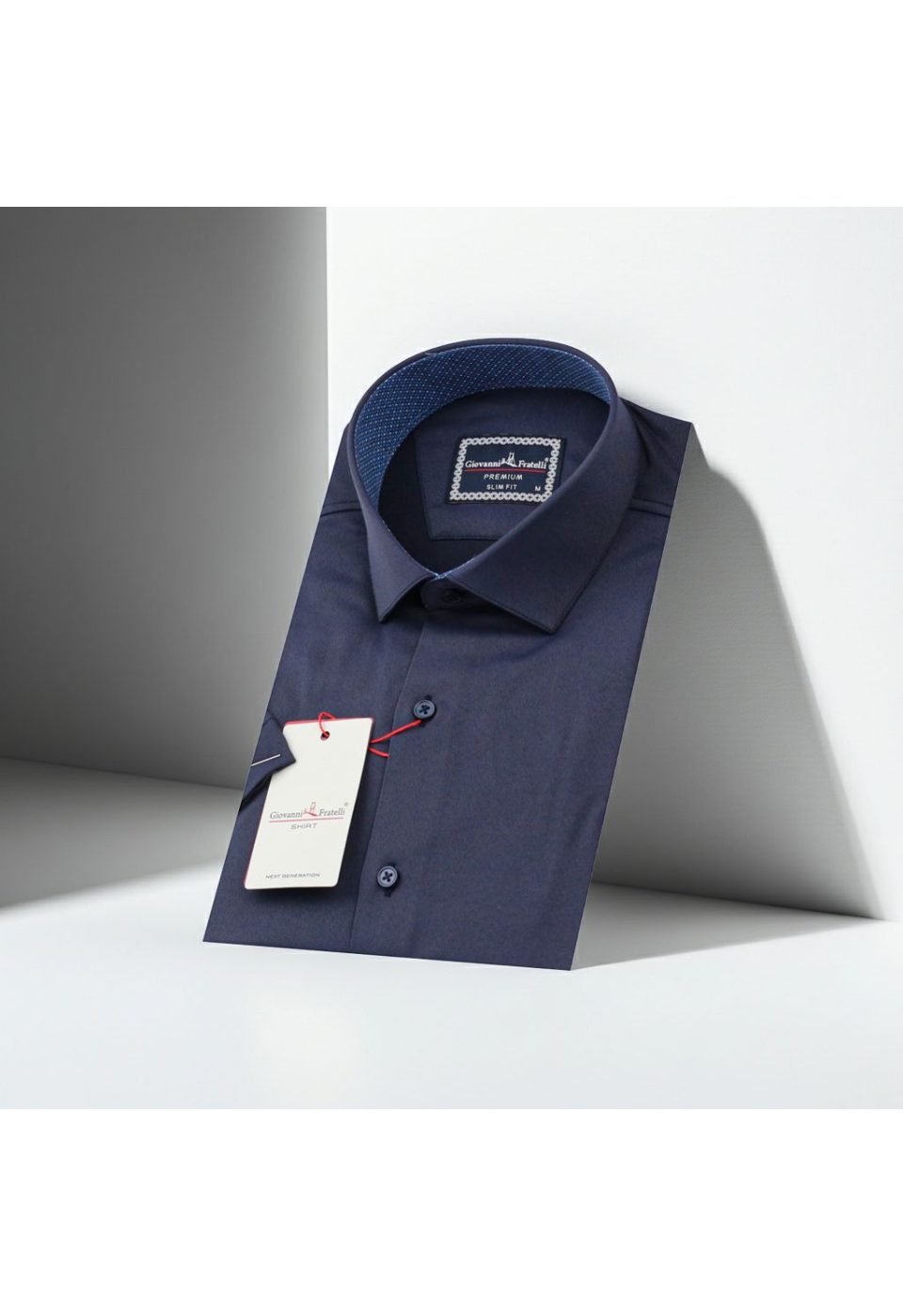 1428 CR K SATIN 004 Slim Fit Kısa Kol Düz Renk Saten Erkek Gömlek 3GMK321428004 - Giovanni Fratelli