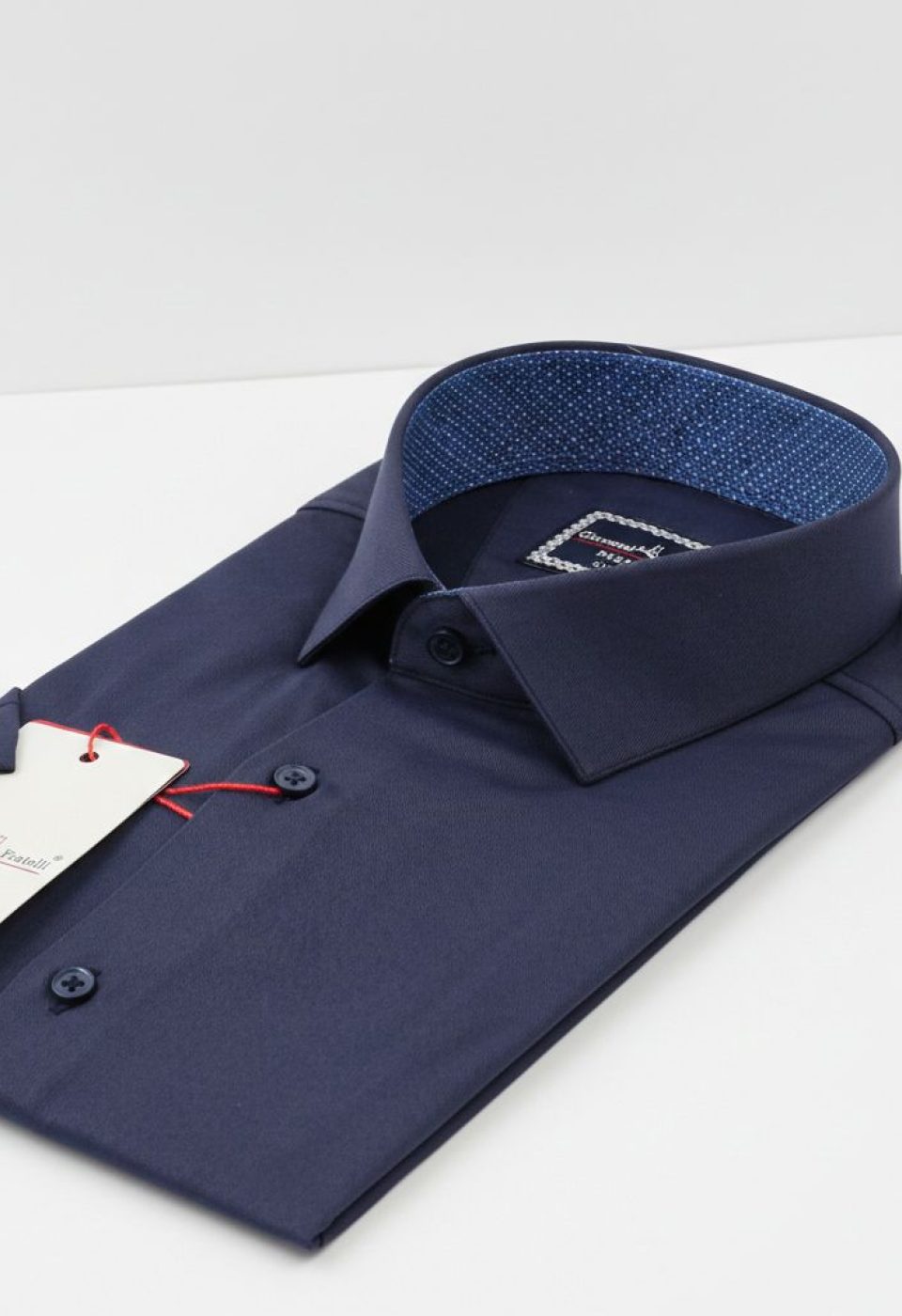 1428 CR K SATIN 004 Slim Fit Kısa Kol Düz Renk Saten Erkek Gömlek 3GMK321428004 - Giovanni Fratelli