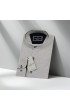 Slim Fit Uzun Kol Desenli Hakim Yaka Erkek Gömlek 3GMK311461005
