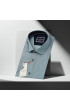 Slim Fit Kısa Kol Desenli Erkek Gömlek 3GMK321462003