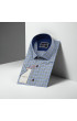 Slim Fit Kısa Kol Desenli Erkek Gömlek 3GMK321467001