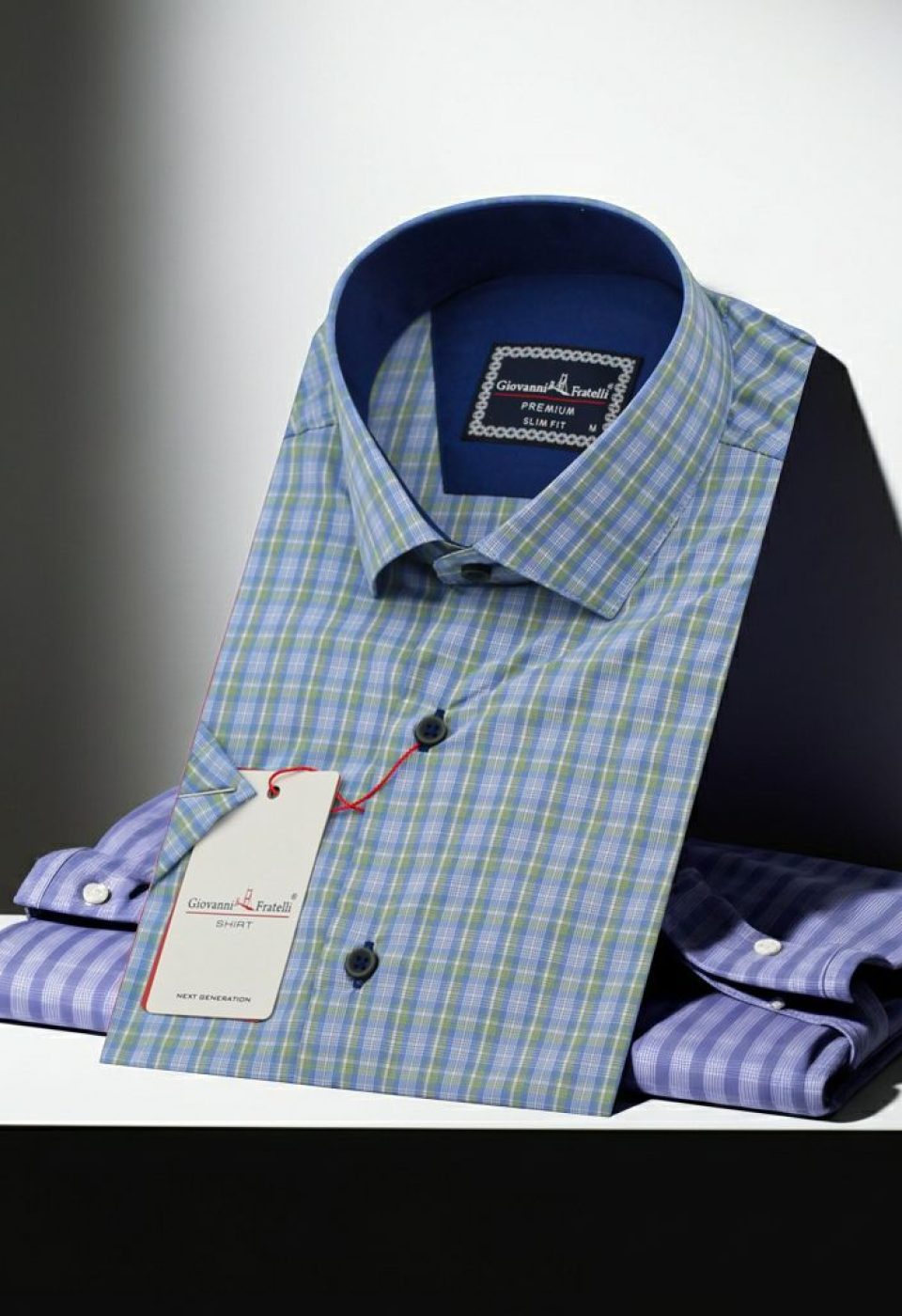 Slim Fit Kısa Kol Desenli Erkek Gömlek 3GMK321467002 - Giovanni Fratelli