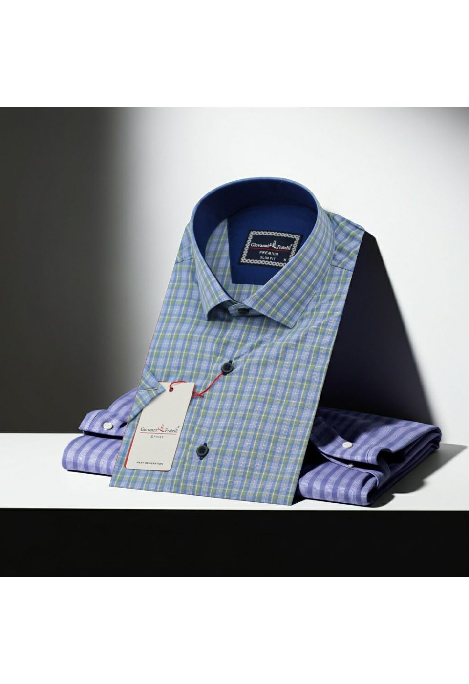 Slim Fit Kısa Kol Desenli Erkek Gömlek 3GMK321467002 - Giovanni Fratelli