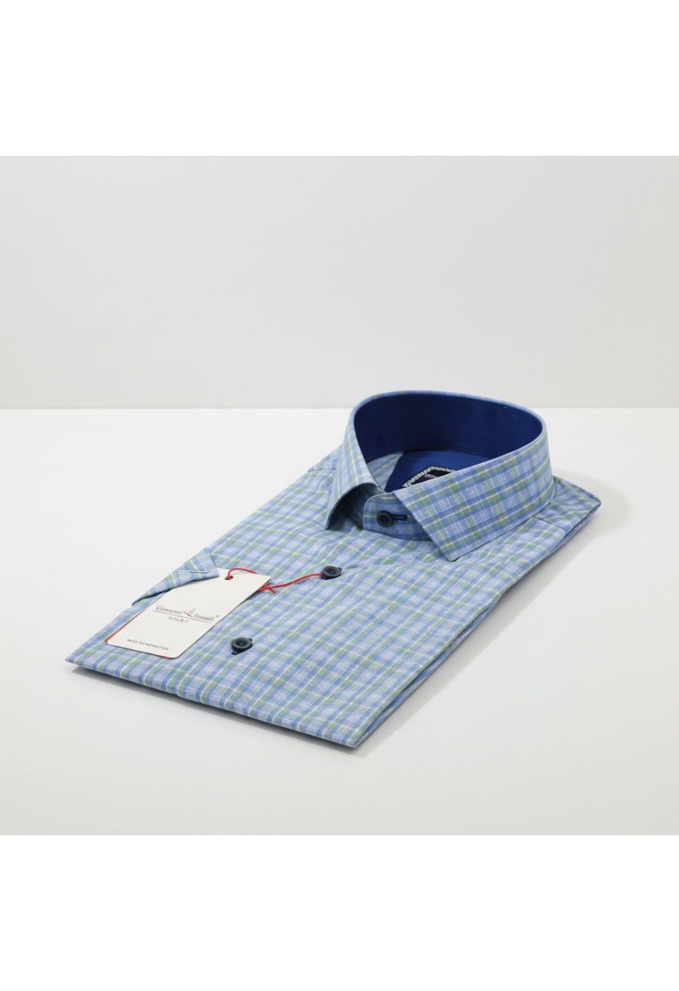 Slim Fit Kısa Kol Desenli Erkek Gömlek 3GMK321467002 - Giovanni Fratelli