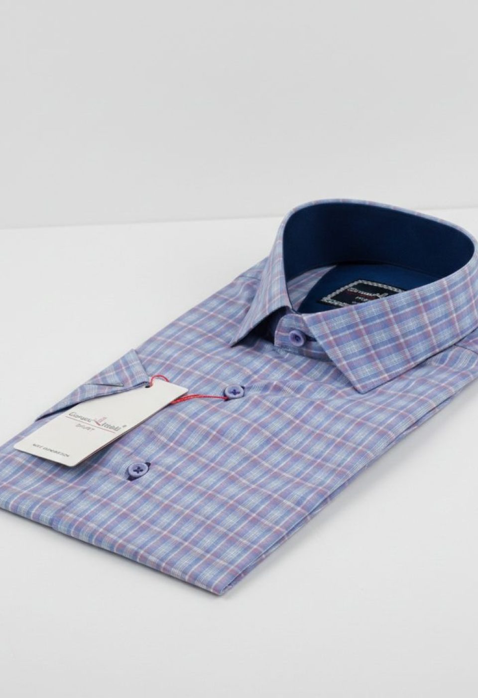 Slim Fit Kısa Kol Desenli Erkek Gömlek 3GMK321467003 Slim Fit Kısa Kol Desenli Erkek Gömlek 3GMK321467003