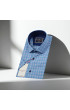 Slim Fit Kısa Kol Desenli Erkek Gömlek 3GMK321467004