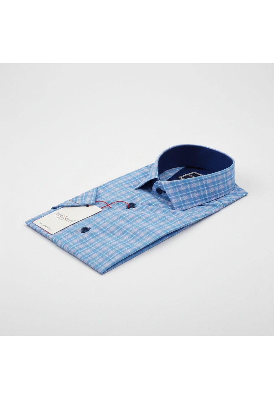 Slim Fit Kısa Kol Desenli Erkek Gömlek 3GMK321467004 - Giovanni Fratelli