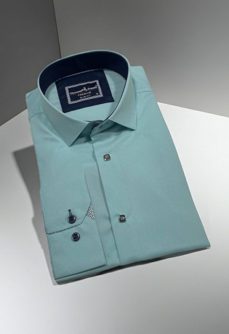Slim Fit Uzun Kol Desenli Armürlü Jakar Erkek Gömlek 3GMK311479008 Slim Fit Uzun Kol Desenli Armürlü Jakar Erkek Gömlek 3GMK311479008