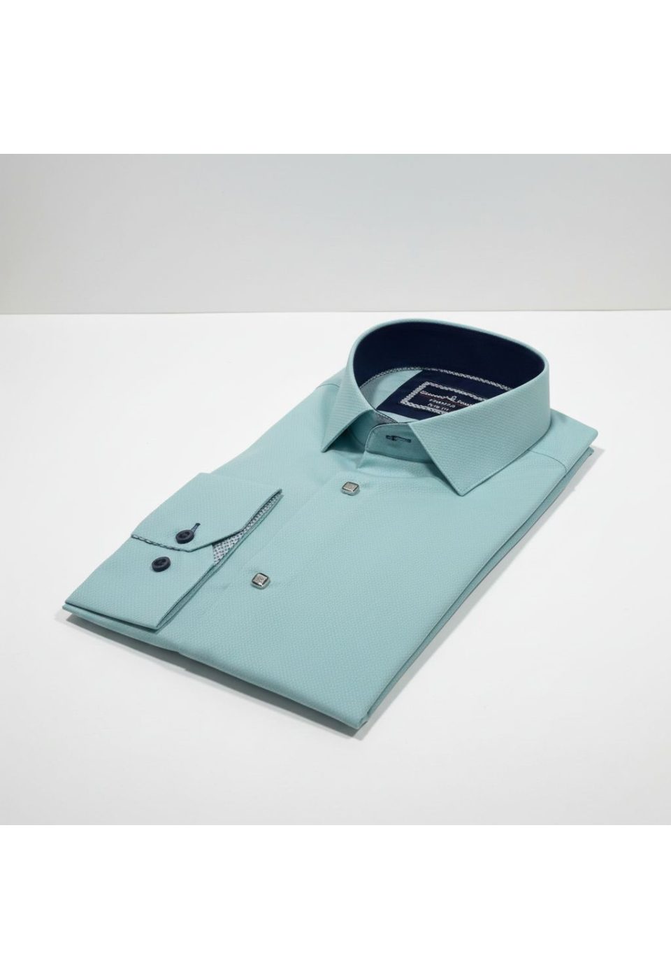 Slim Fit Uzun Kol Desenli Armürlü Jakar Erkek Gömlek 3GMK311479008 - Giovanni Fratelli