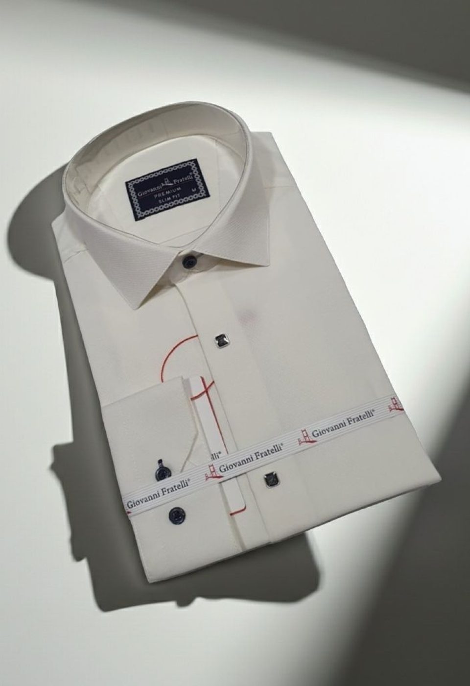 1491 CR JKR 002 Slim Fit Uzun Kol Desenli Armürlü Jakar Erkek Gömlek 3GMK321491002 - Giovanni Fratelli
