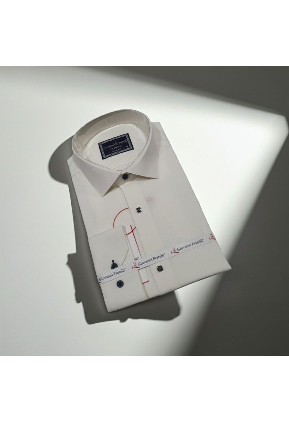 1491 CR JKR 002 Slim Fit Uzun Kol Desenli Armürlü Jakar Erkek Gömlek 3GMK321491002 - Giovanni Fratelli