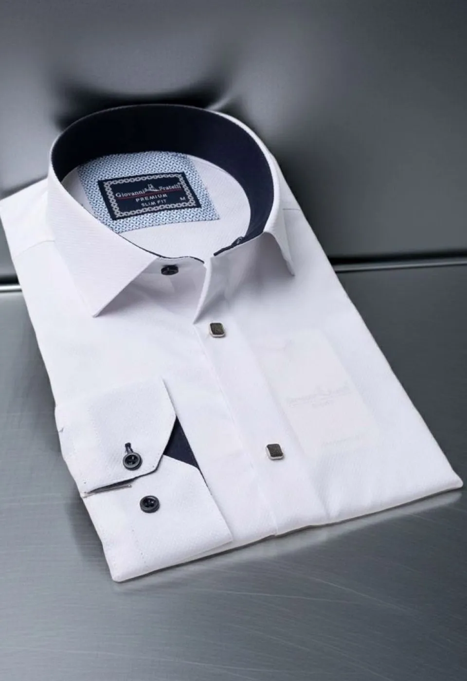 Slim Fit Uzun Kol Desenli Armürlü Jakar Erkek Gömlek 3GMK311497001