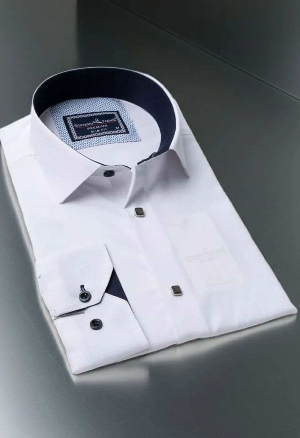 Slim Fit Uzun Kol Desenli Armürlü Jakar Erkek Gömlek 3GMK311497001