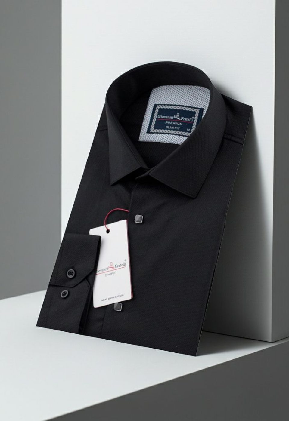 Slim Fit Uzun Kol Desenli Armürlü Jakar Erkek Gömlek 3GMK311497003