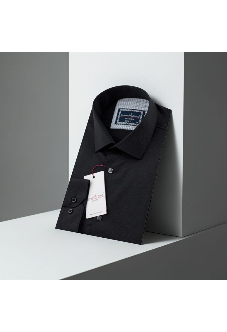 Slim Fit Uzun Kol Desenli Armürlü Jakar Erkek Gömlek 3GMK311497003 - Giovanni Fratelli