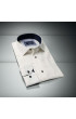 Slim Fit Uzun Kol Desenli Armürlü Jakar Erkek Gömlek 3GMK311497010