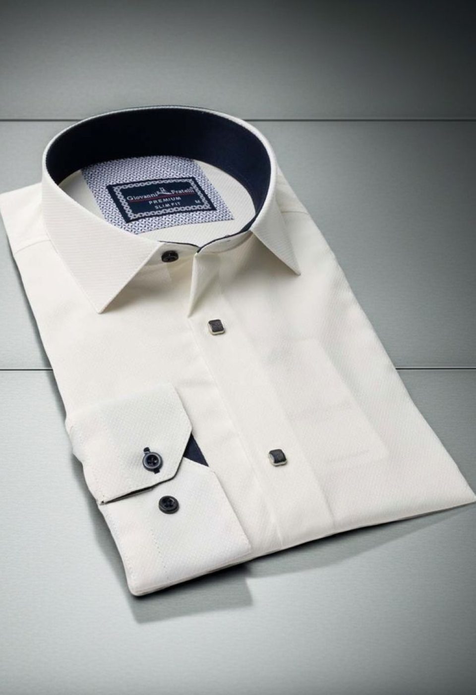 Slim Fit Uzun Kol Desenli Armürlü Jakar Erkek Gömlek 3GMK311497010