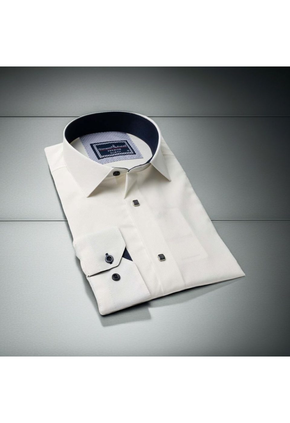 Slim Fit Uzun Kol Desenli Armürlü Jakar Erkek Gömlek 3GMK311497010 - Giovanni Fratelli