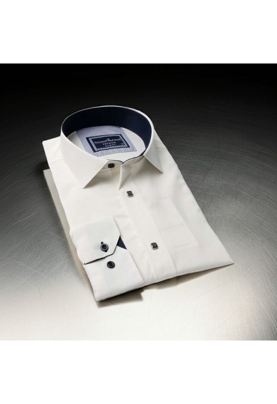 Slim Fit Uzun Kol Desenli Armürlü Jakar Erkek Gömlek 3GMK311497010 - Giovanni Fratelli