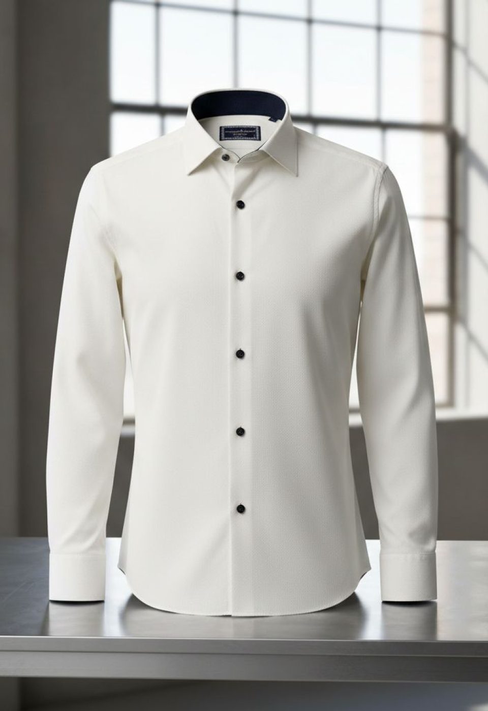 Slim Fit Uzun Kol Desenli Armürlü Jakar Erkek Gömlek 3GMK311497010 - Giovanni Fratelli