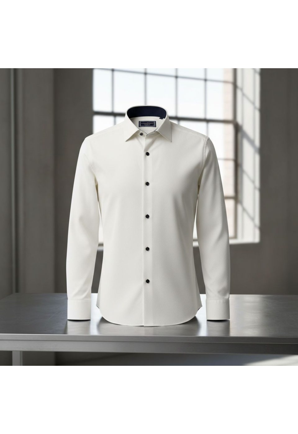Slim Fit Uzun Kol Desenli Armürlü Jakar Erkek Gömlek 3GMK311497010 - Giovanni Fratelli